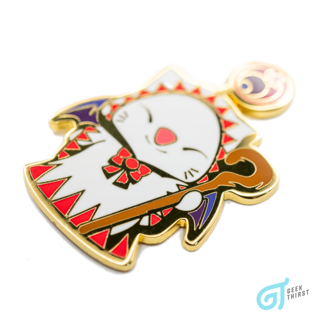 Final Friends - Whitemage Moogle Pin